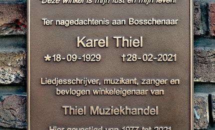 Herinnering aan Karel Thiel 
