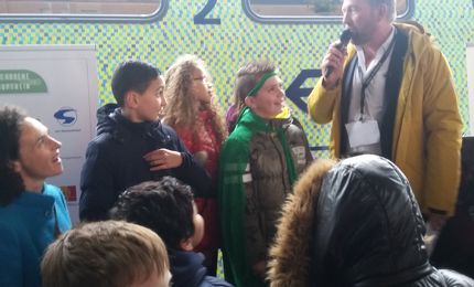 Groep acht van het Rondeel en De Groene Toptrein    ©Mieke Verberne 