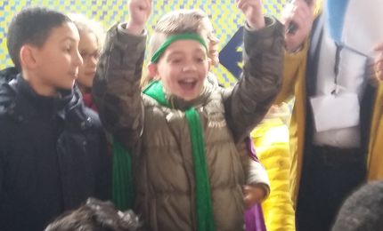 Groep acht van het Rondeel en De Groene Toptrein    ©Mieke Verberne 