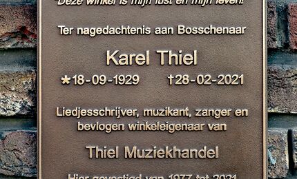 Herinnering aan Karel Thiel 