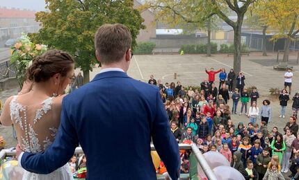 KC aan de Oosterplas: bruiloft juf Nynke en Tom 