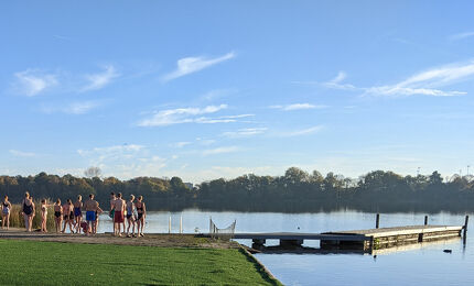 Winterzwemmen bij zeilvereniging Oosterplas 