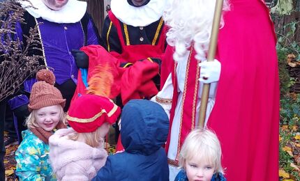 Sinterklaas bij dierenparkje Oosterhoeve 