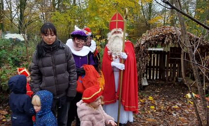Sinterklaas bij dierenparkje Oosterhoeve 