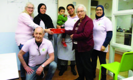 Thom, Miriam, Yamina en Malika, bedankt voor Eten aan de Aa, © Wim van der Plas 
