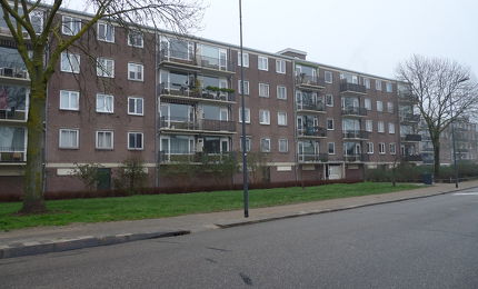 Geïsoleerde flats Maassingel ©Wim Verberne 