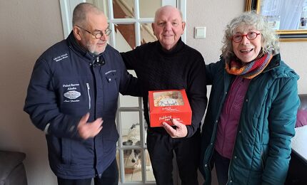 Taart voor Tonnie van de Putten 