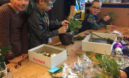 Kerststukjes maken 