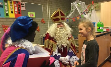 Sinterklaas op bezoek bij het Rondeel 
