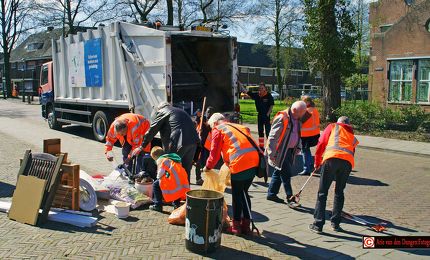 Schoonmaak actie Graafsewijk Noord    ©Arie van den Dungen 