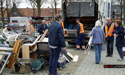 Schoonmaakactie Graagsewijk Noord    ©Arie v.d. Dungen 