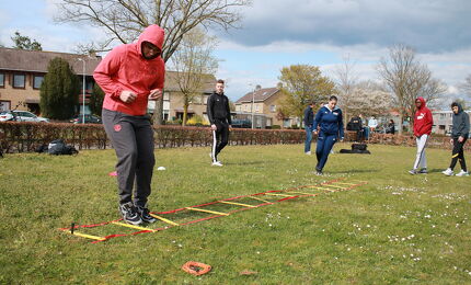 Sportautomaat bij het Johan Cruyff Court 