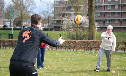Sportautomaat bij het Johan Cruyff Court 