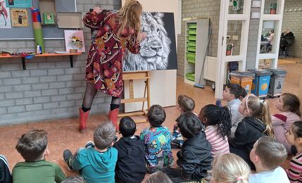 Rondeel groep 4, thema kunst 