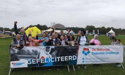 Wandelteam van Samen Beter voltooit de Nationale Diabetes Chalenge 