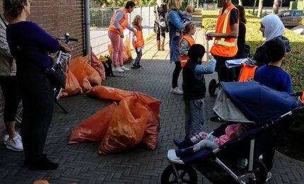 Bijna 30 kg zwerfafval opgeruimd door buurtbewoners Graafsewijk 
