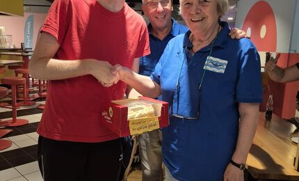 Taart voor Anneke Dubbeld 