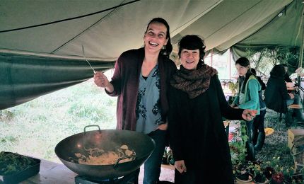 Oogstfeest en lange tafeldiner Graafse Akkker (2017) 